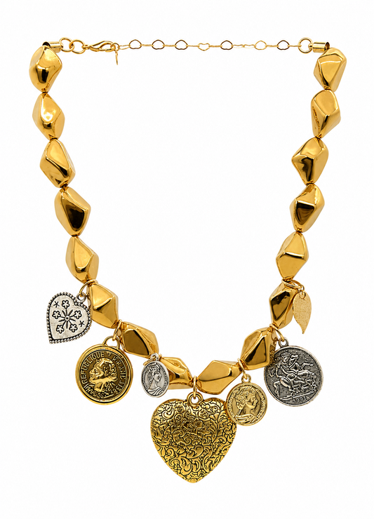 Colar Charms Dourado