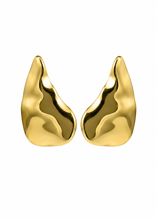 Brinco Orgânico Dourado