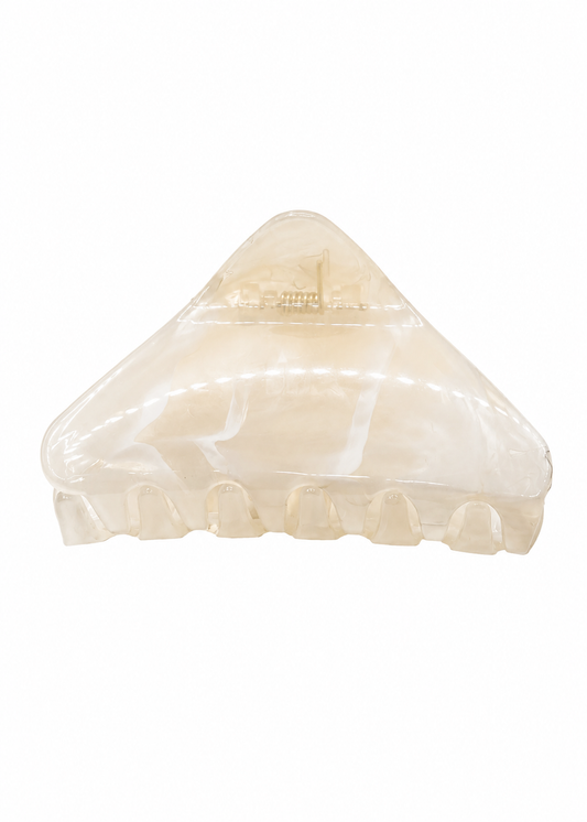 Piranha Resina Cintilante Branco