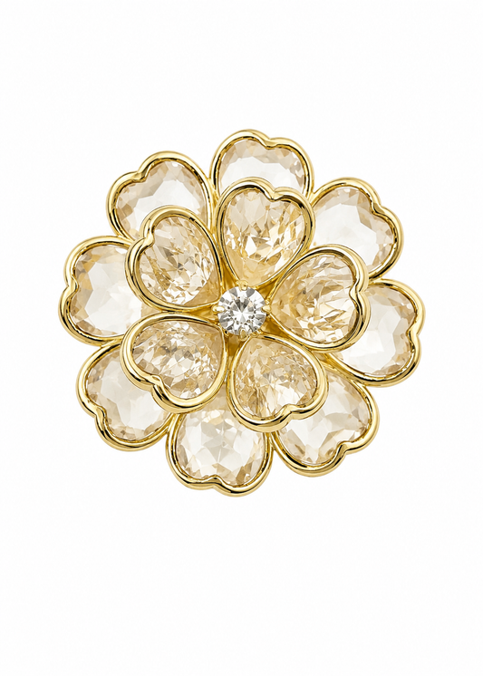Abotuadura Flor Cristal