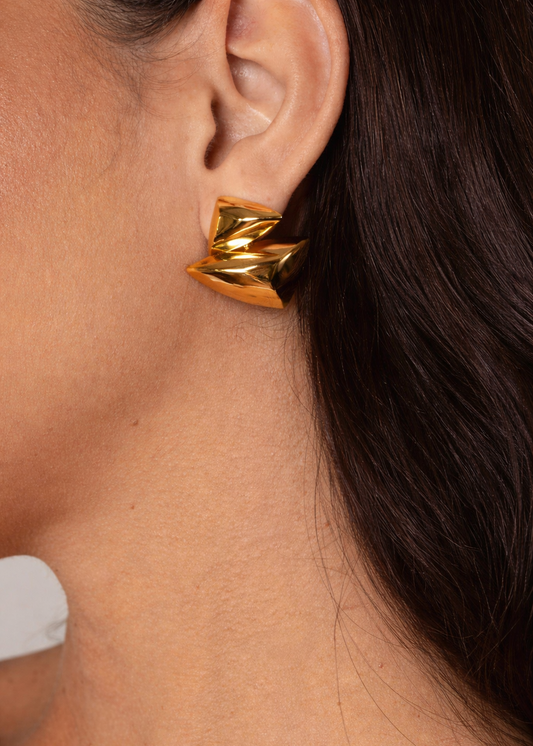 Brinco Geométrico Dourado