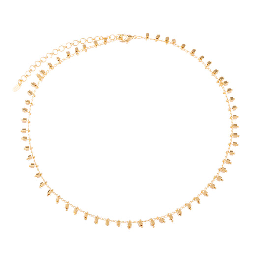 Colar Canutilhos Lisos Dourado