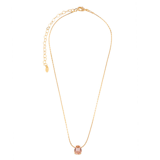 Colar Gota Colorida Dourado
