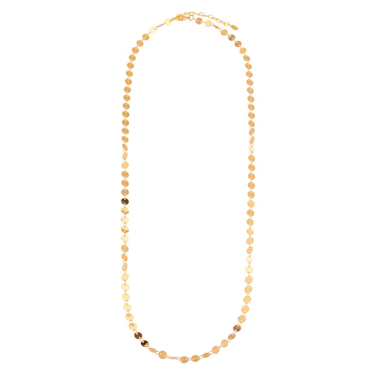 Colar Longo Medalhas Dourado