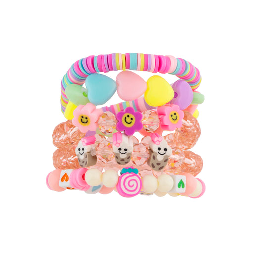 Pulseira Kit Infantil Colorido Sortidas
