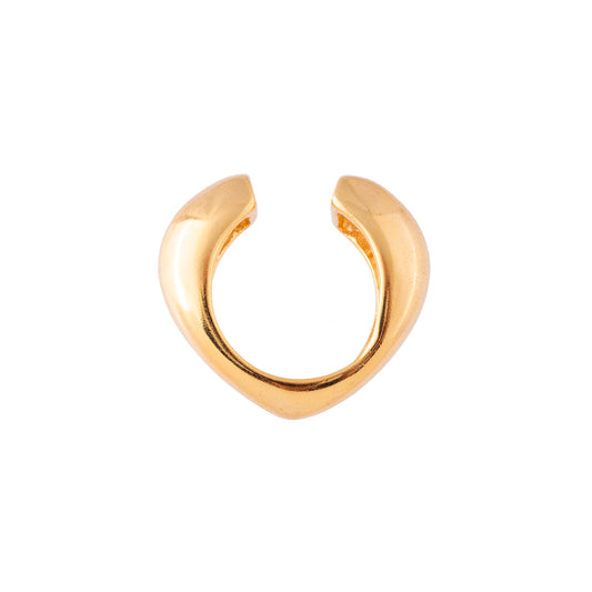 Anel Aberto Liso Dourado/Prateado