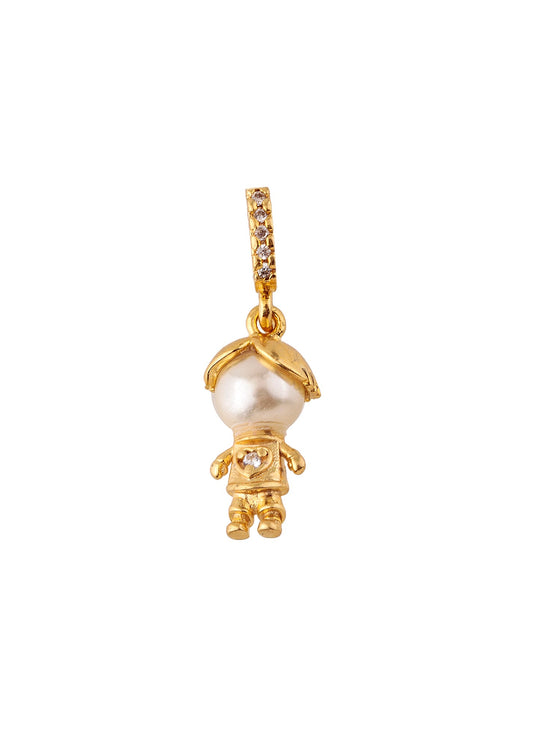 Pingente Filhos Pérolas Dourado