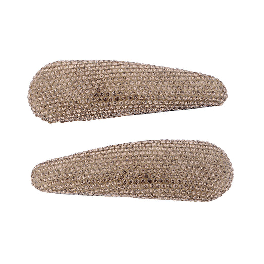 Dupla de Grampos para Cabelo Tic Tac Redondo Alto de Brilho