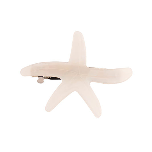 Grampo de Cabelo Estrela Estrela do Mar Tartaruga/Branca