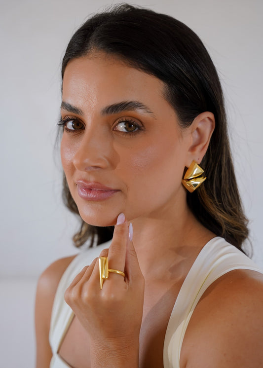 Anel Gota Dulpa Minimalista