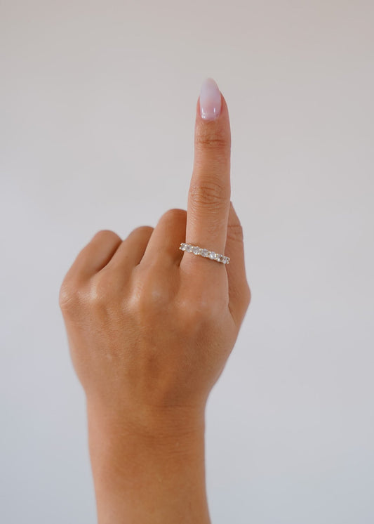 Anel Riviera Zircônias