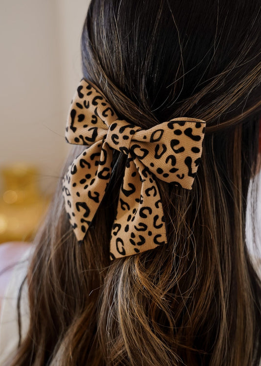 Laço Animal Print Onça