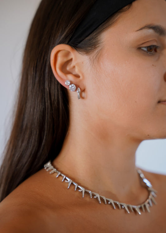 Kit Colar Spikes + Trio Craveado