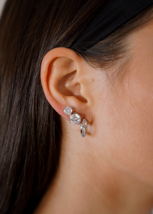 Trio de Brincos Craveados