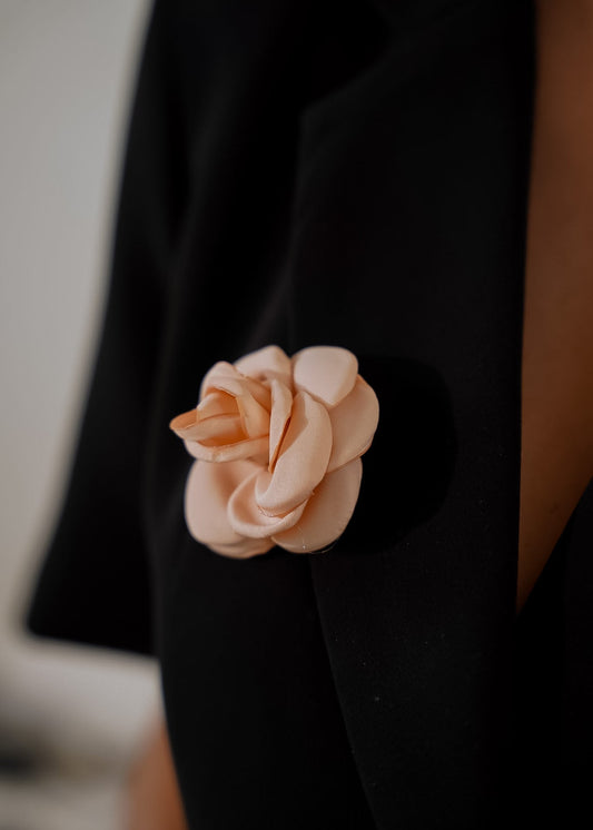 Broche Flor em Tecido