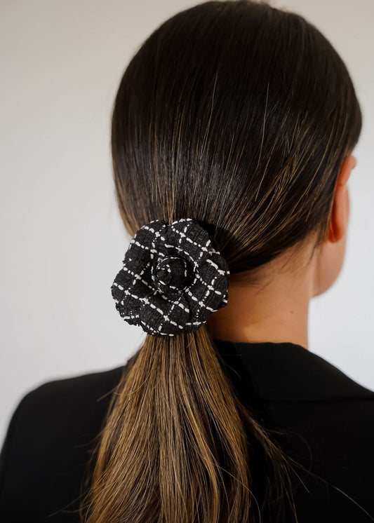 Amarrador Flor Tweed