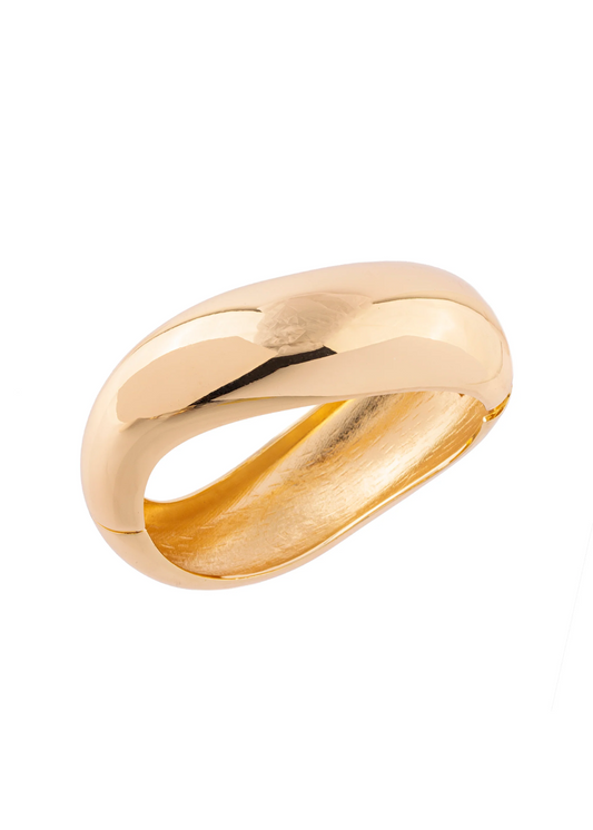 Bracelete Ondulações Dourado