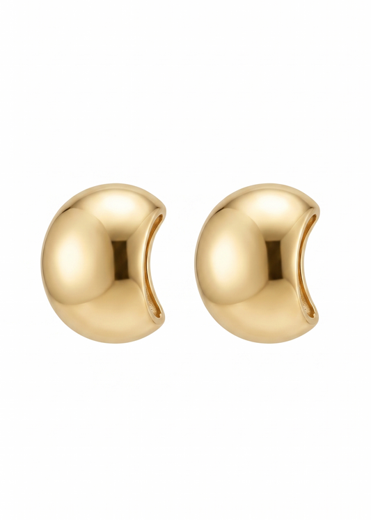 Brinco Orgânico Dourado