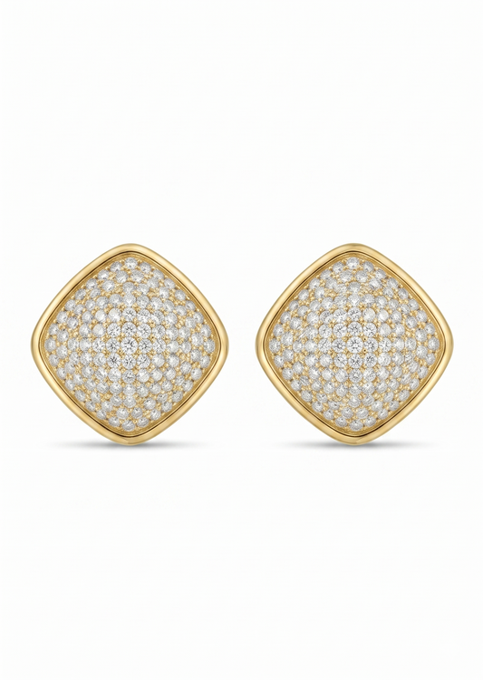 Brinco Quadrado Zircônias