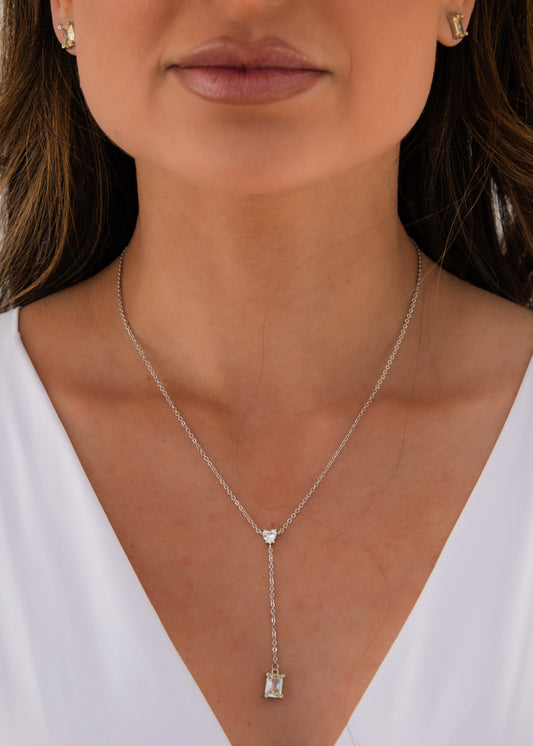 Conjunto Colar e Brinco Cravejado