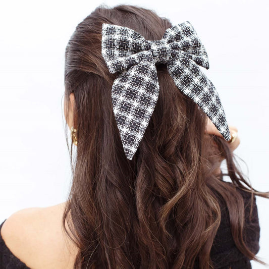 Laço de Cabelo Tweed