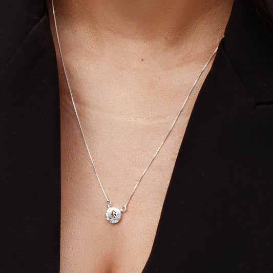 Colar Escapulário Fé Prata 925