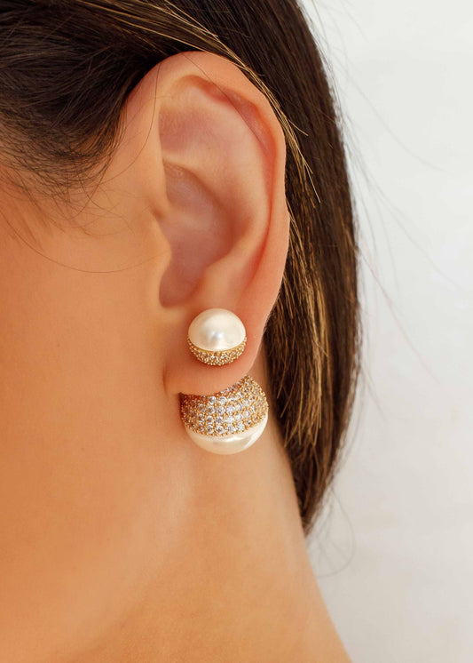 Brinco Pérola Ear Jacket