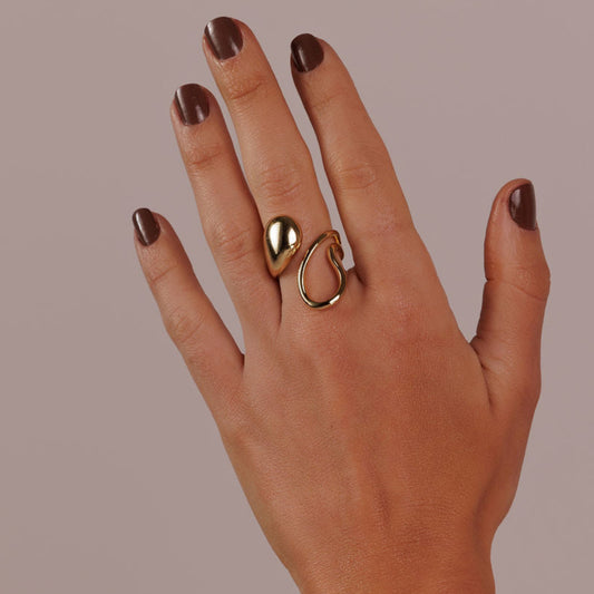 Anel Regulável Orgânico Ondulado