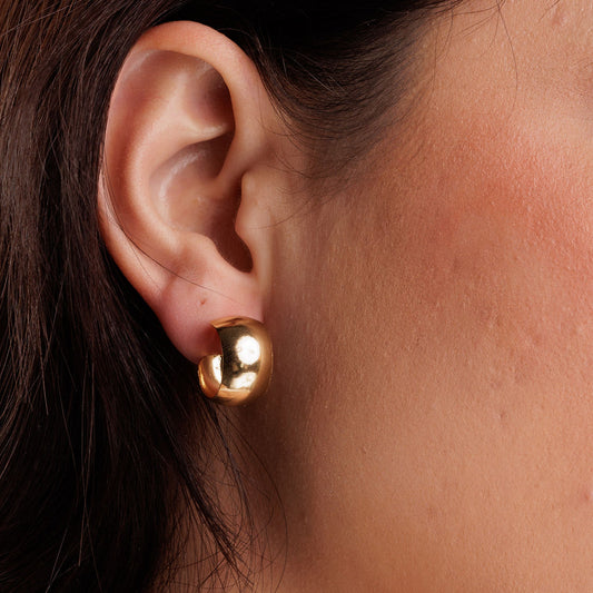 Brinco Argola Lisa Dourado