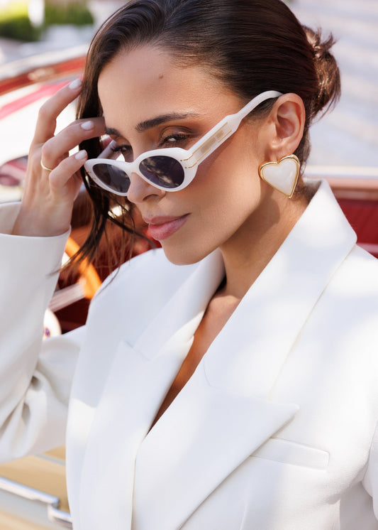 Brinco Coração com Aplicação