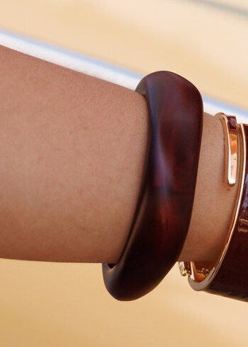 Bracelete Liso de Resina