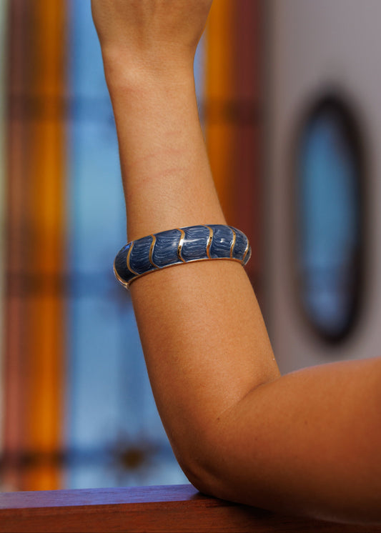 Bracelete Resina Ondulada