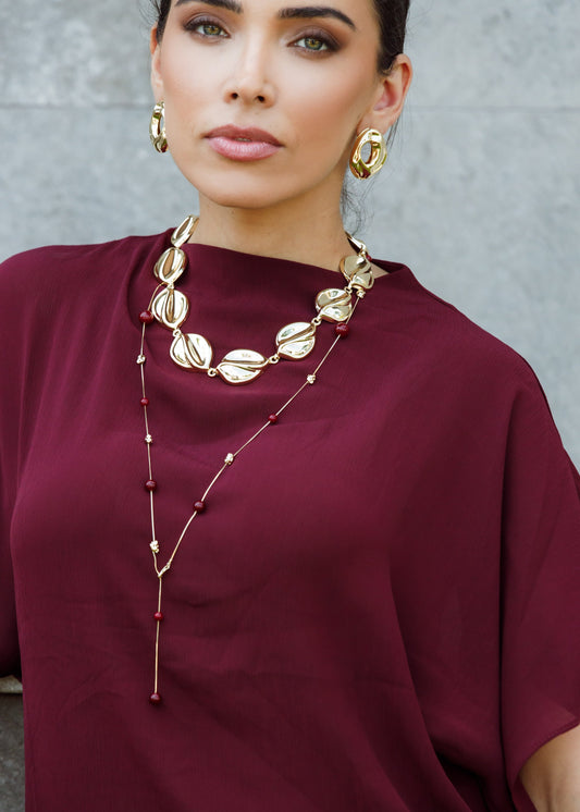 Brinco Argola Orgânica Metal