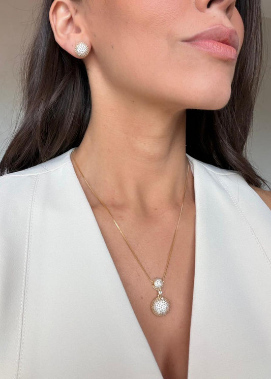 Conjunto Circulo Cravejado