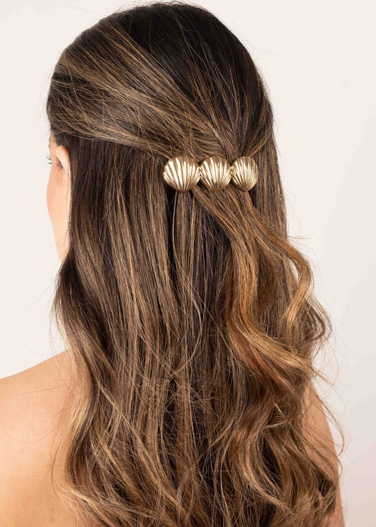 Presilha Concha Dourada