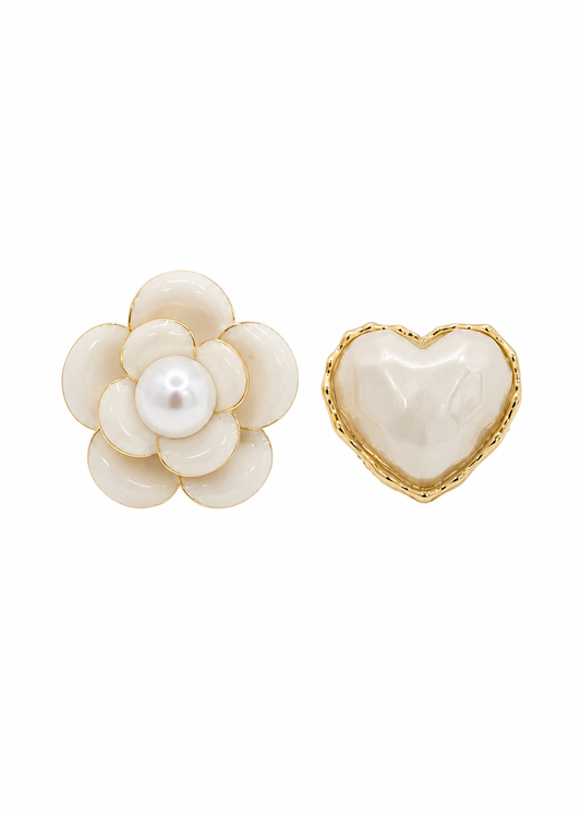 Dupla de Broches Marfim