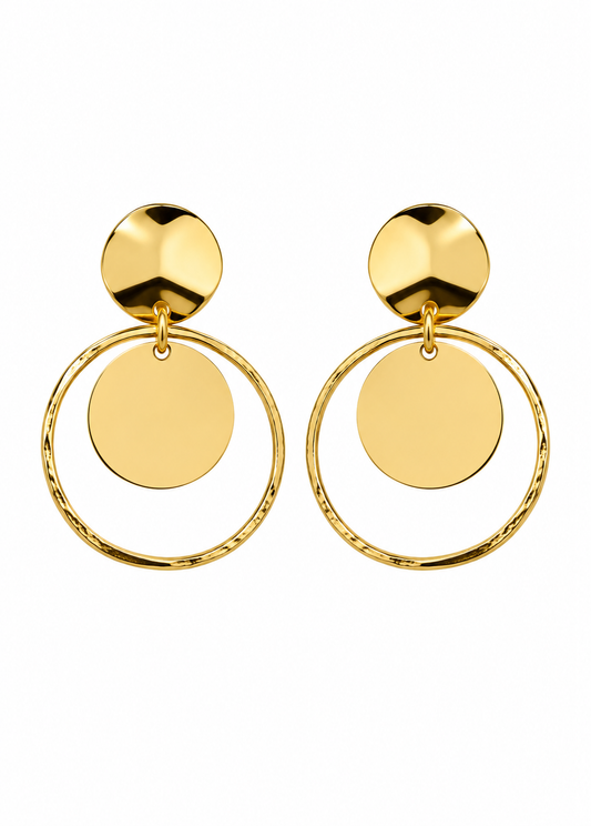 Brinco Dourado com Madrepérola