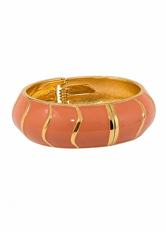 Bracelete Resina Ondulada