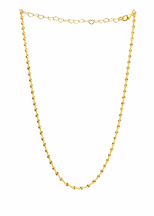 Colar Corrente Torcida Dourado