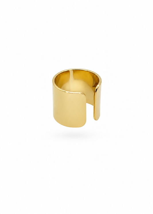 Piercing Fake Dourado Largo