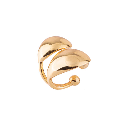 Piercing Gotas Duplas Lisas Dourado