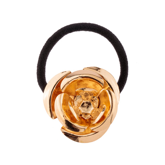 Amarrador Flor Lisa Dourado
