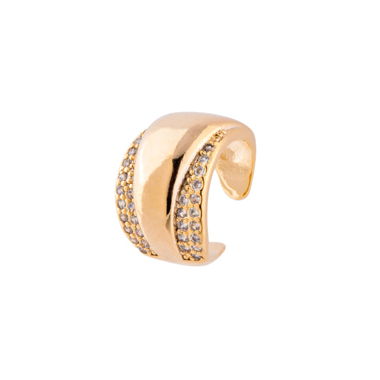 Piercing Entorno Cravejado Dourado