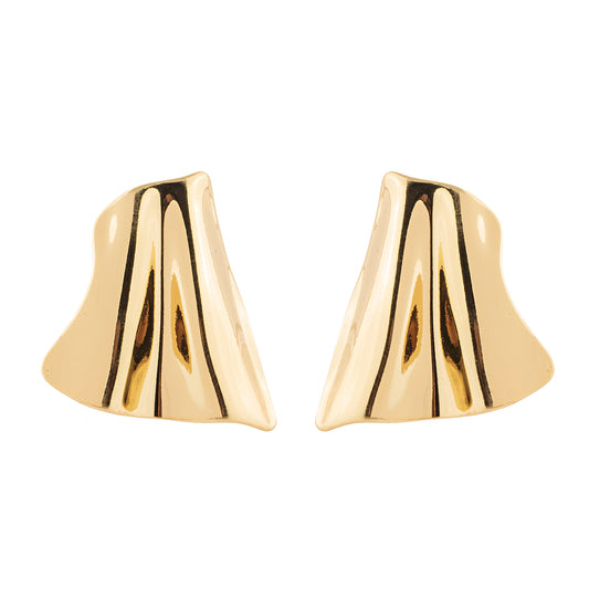 Brinco Placa Ondas Orgânicas Dourado
