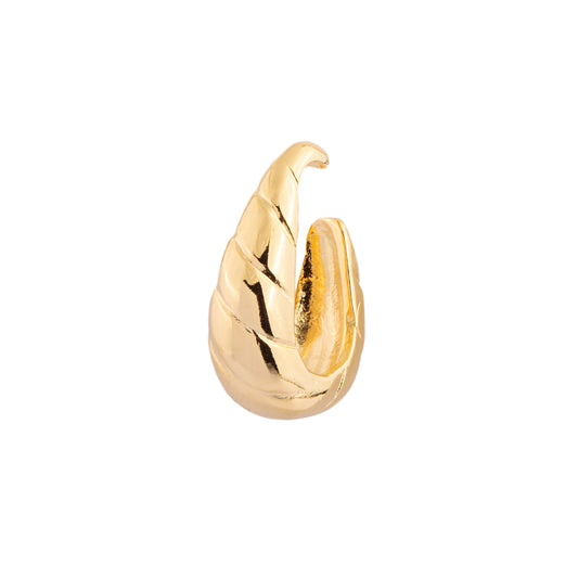 Piercing Croissant Liso Dourado