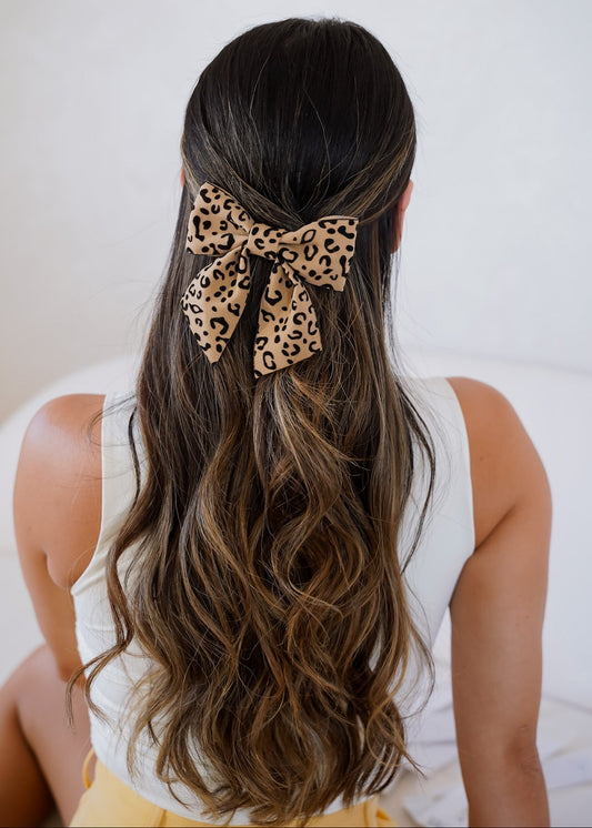 Laço Animal Print Onça