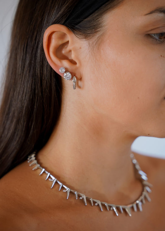 Kit Colar Spikes + Trio Craveado