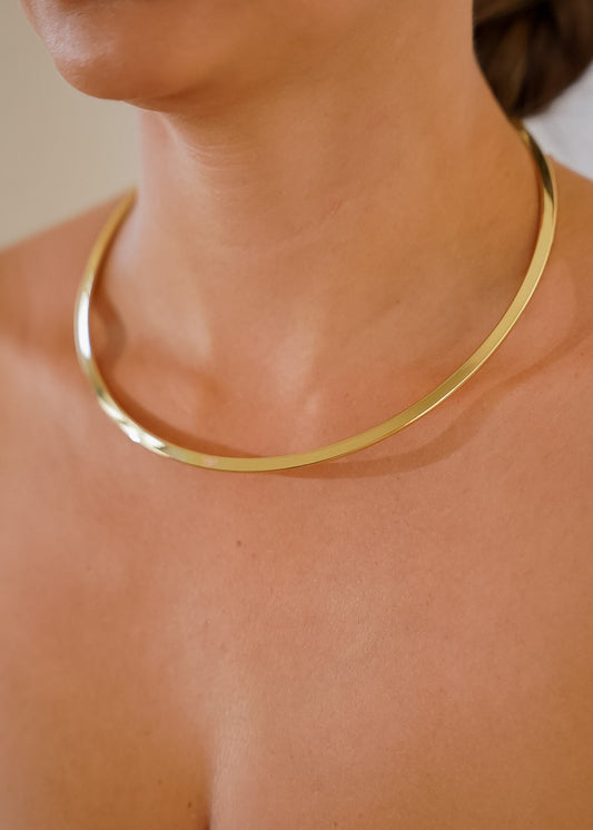 Colar Aro Rigido Dourado