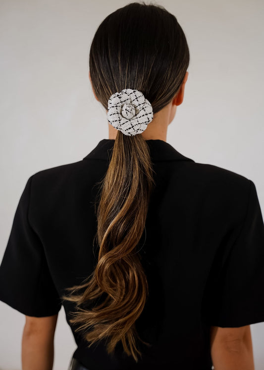 Amarrador Flor Tweed