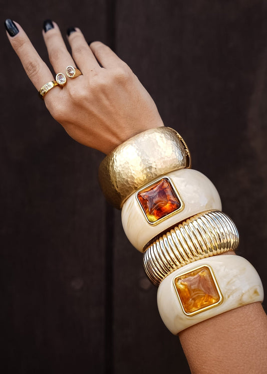 Bracelete Resina com Pedra